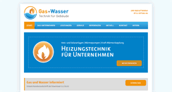 Desktop Screenshot of gas-und-wasser.net