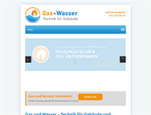 Tablet Screenshot of gas-und-wasser.net